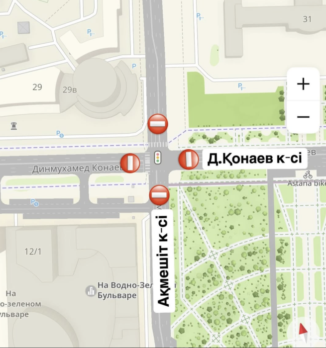 
                                                                                                                                                                                                                                                                                                                                                                                                                                                                                                                                                                                                                                                                                                                                        Пересечение улиц Кунаева и Акмешит временно перекроют в Астане
                                                            