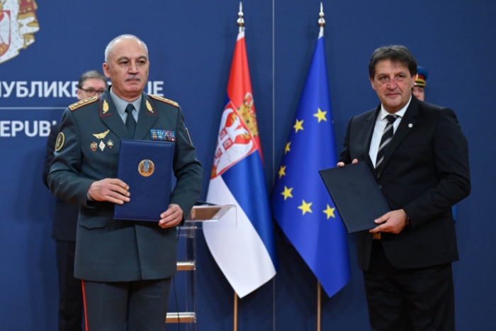 Оборона, торговля и космос: какие документы подписали Казахстан и Сербия Оборона, торговля и космос: какие документы подписали Казахстан и Сербия