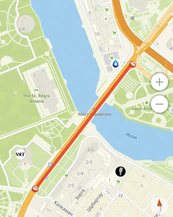 Мост Караоткель частично закроют на месяц в Астане
Мост Караоткель частично закроют на месяц в Астане