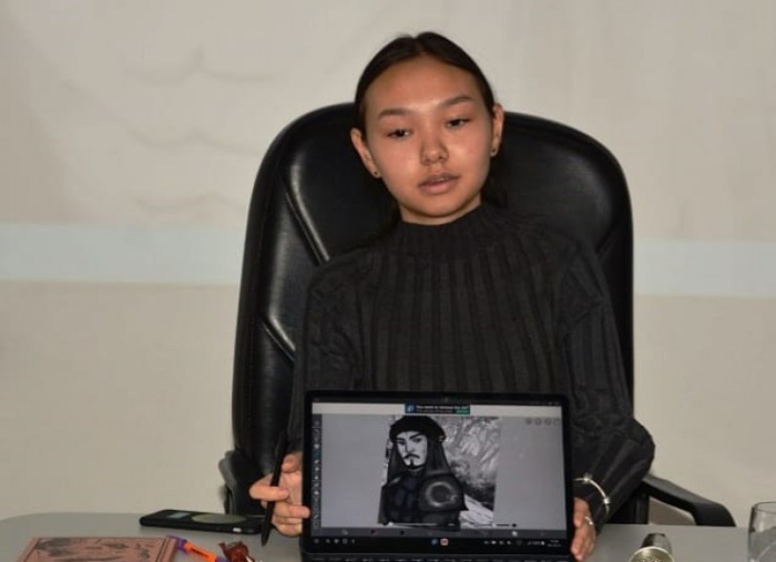 14-летняя школьница создает комиксы по истории Казахстана