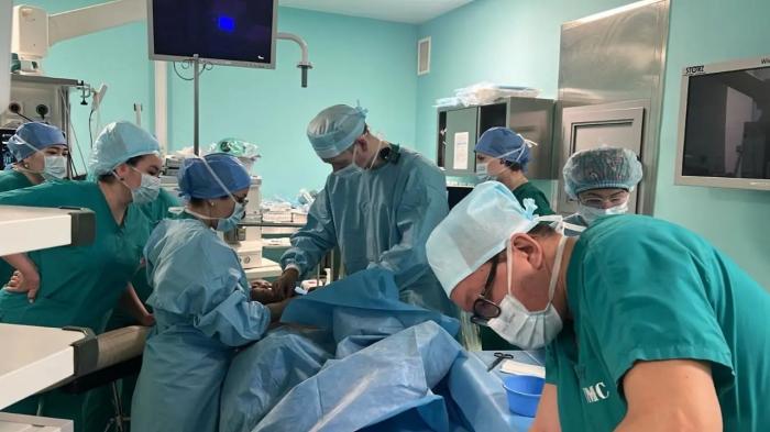 
                                                                                                                                                                                                                                                                                                                                                                            В Астане впервые провели две внутриутробные операции при многоплодной беременности
                                                    