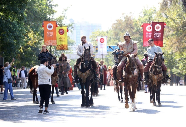 
Делегацию из Алматы проводили на Всемирные игры кочевников
