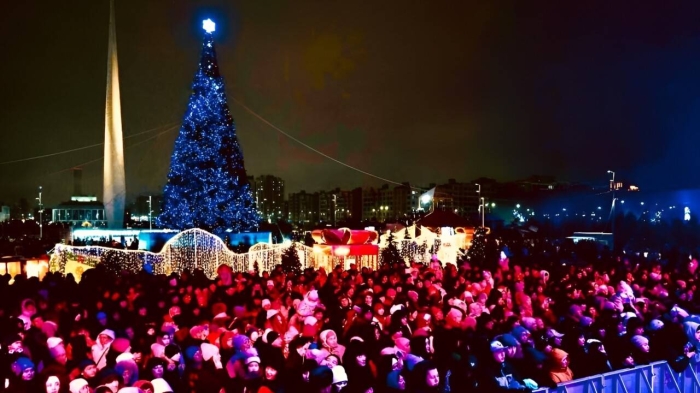 
                                                                                                                                                                                                                                                                                                                                                                            Праздничный салют запустили в Астане
                                                    