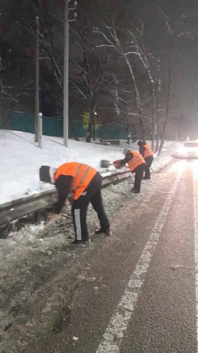 40 сантиметров снега выпало в Алматы 40 сантиметров снега выпало в Алматы