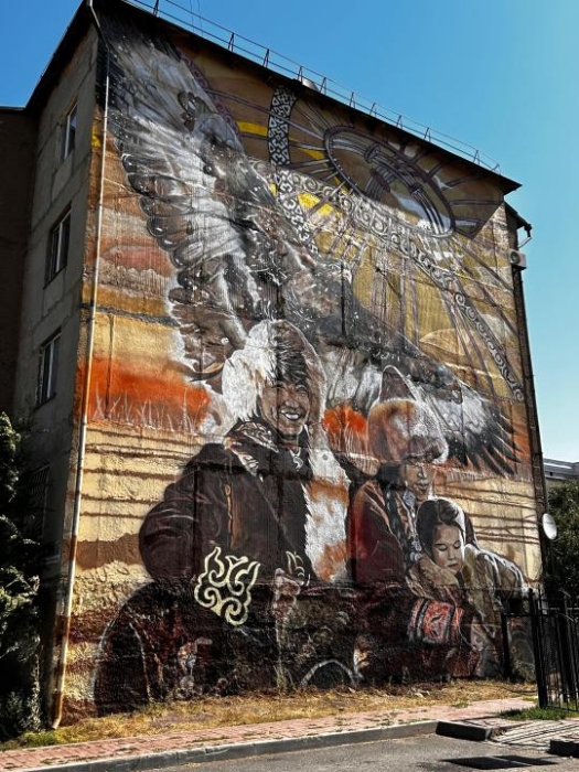 Новый мурал появился в Астане
Новый мурал появился в Астане