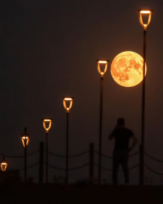 Суперлуние в Казахстане: как это было Суперлуние в Казахстане: как это было