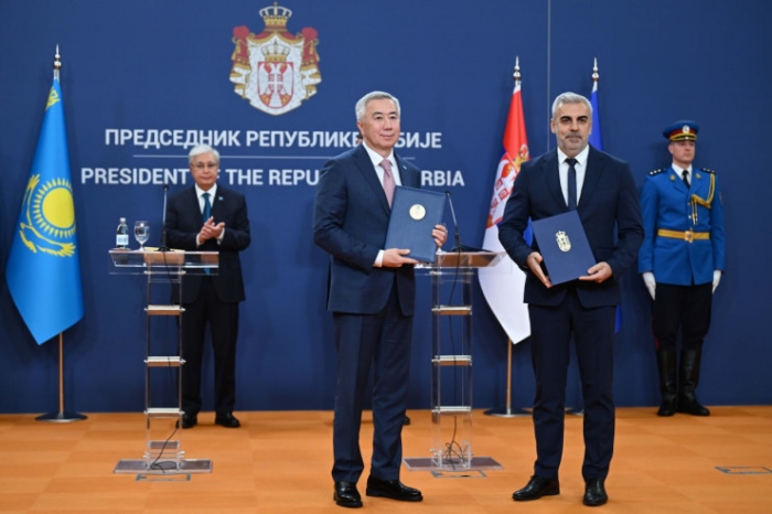 Оборона, торговля и космос: какие документы подписали Казахстан и Сербия Оборона, торговля и космос: какие документы подписали Казахстан и Сербия