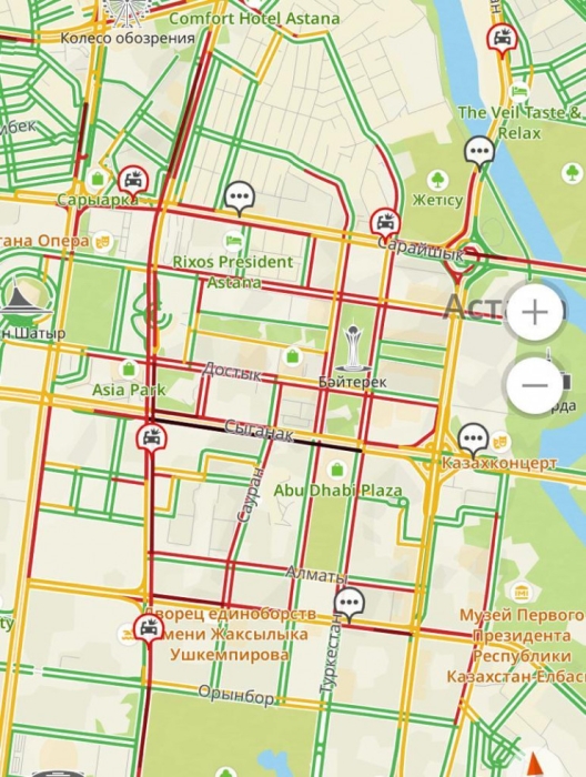 "Школьники вышли на работу". Астанчане возмущаются и шутят над пробками "Школьники вышли на работу". Астанчане возмущаются и шутят над пробками