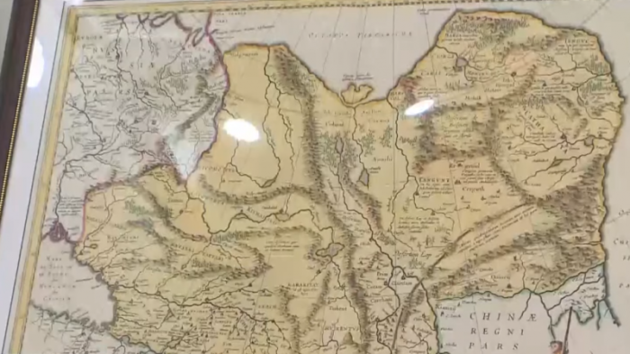 Древние карты Казахского государства показали на выставке