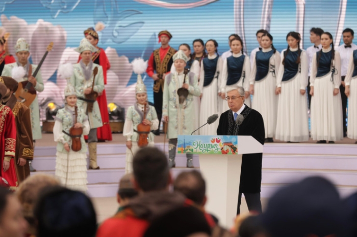 Токаев поздравил казахстанцев с Наурызом Токаев поздравил казахстанцев с Наурызом