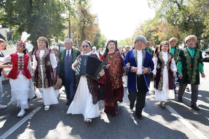 Делегацию из Алматы проводили на Всемирные игры кочевников
Делегацию из Алматы проводили на Всемирные игры кочевников