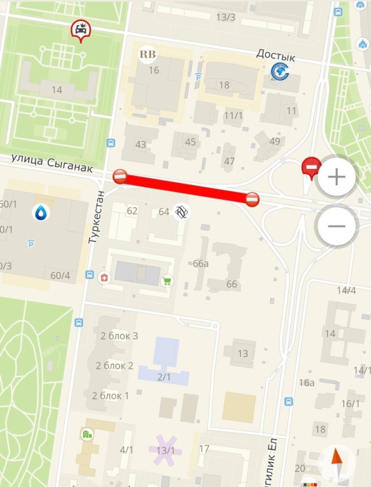 Участок улицы Сыганак в Астане закроют на три дня
Участок улицы Сыганак в Астане закроют на три дня