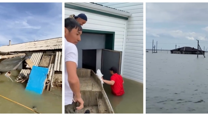 Поднявшаяся выше критического уровня река затапливает села в Иргизском районе Поднявшаяся выше критического уровня река затапливает села в Иргизском районе