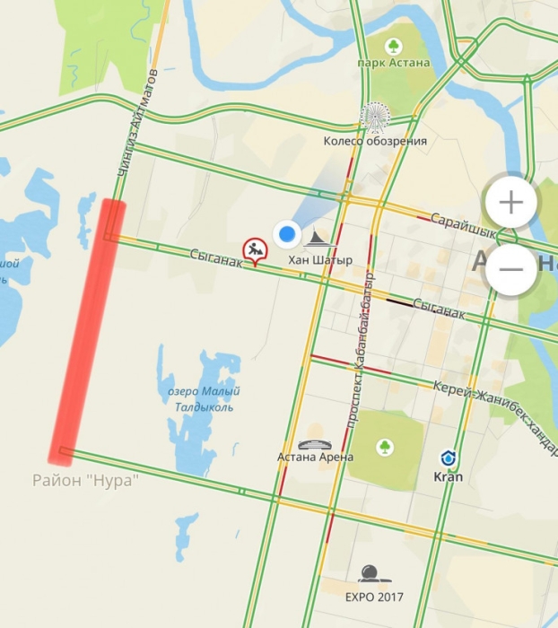 Новая улица открылась в Астане: она позволит разгрузить проспект Туран Новая улица открылась в Астане: она позволит разгрузить проспект Туран