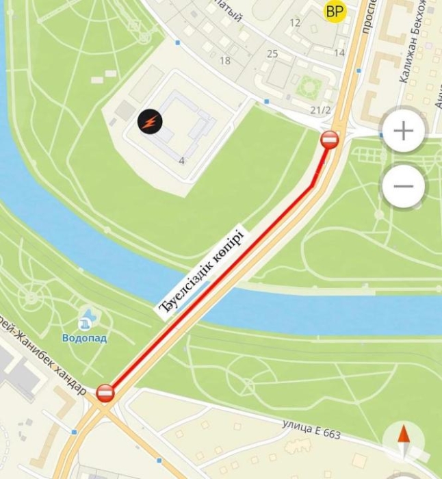 Мост Тауелсиздик частично перекроют на шесть дней в Астане
Мост Тауелсиздик частично перекроют на шесть дней в Астане