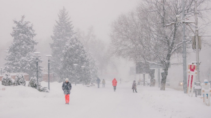 Штормовое предупреждение на 1 января объявили почти во всем Казахстане