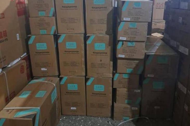 
"Левые" кондиционеры пытались продать в Алматы под поддельным товарным знаком
