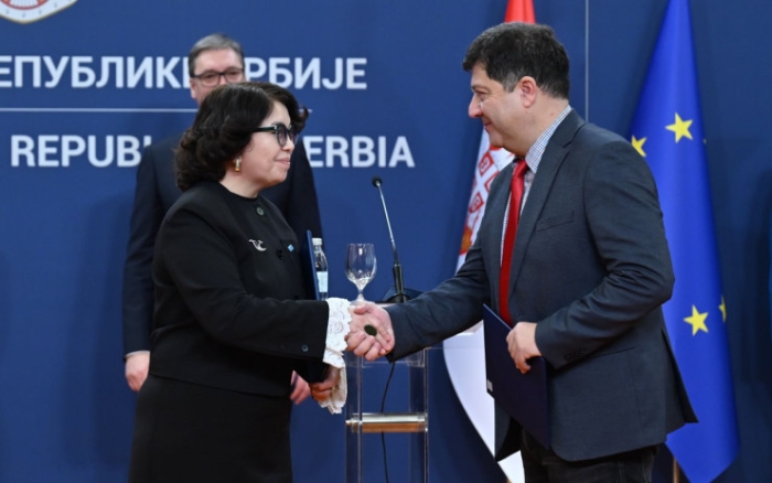 Оборона, торговля и космос: какие документы подписали Казахстан и Сербия Оборона, торговля и космос: какие документы подписали Казахстан и Сербия